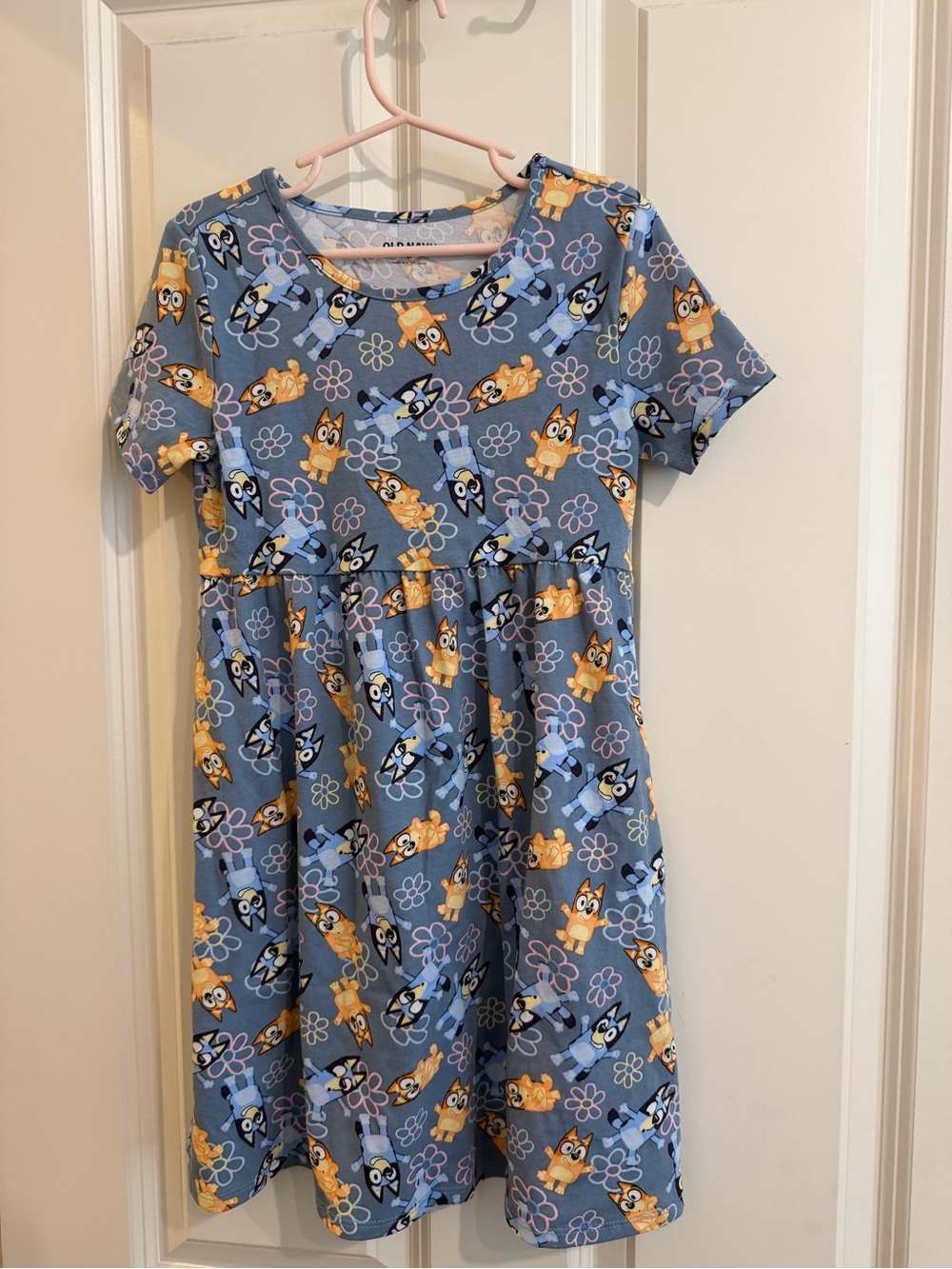 Girls cartoon print dress, size 6t